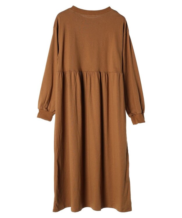 CRAFT STANDARD BOUTIQUE ウ゛ィンテージ風天竺　フロッキークラックＰＴ　ＯＰ　 Brown