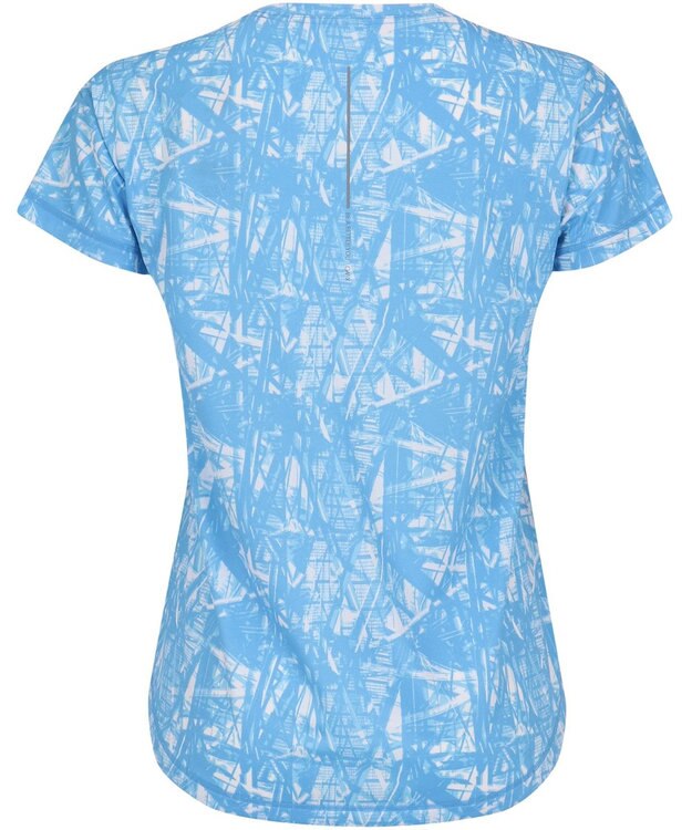 CW-X 【WOMEN】 CW-X トップス 【薄軽ランニングシャツ】 半袖 3分袖 Ｕネック 吸汗速乾性(本体) レディース DLY155 /ワコール サックス