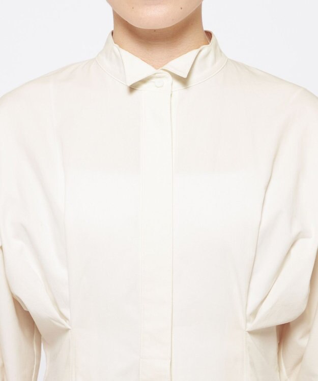 uncrave コットンツイル シャツワンピース（uncrave WHITE） オフ
