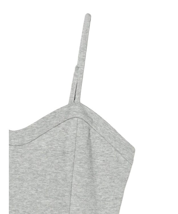 earth music&ecology スウェットキャミワンピース Gray Mixture