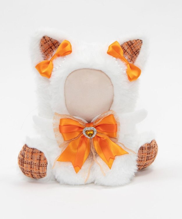 WEGO 【痛バ＆推し活グッズ】ぬいおすわりにゃんこ15cm オレンジ