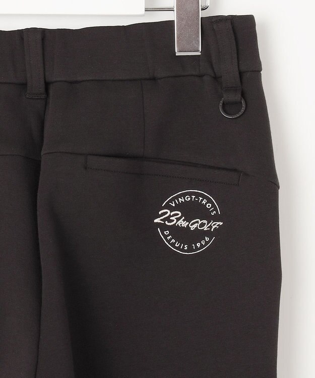 23区GOLF 【WOMEN】【ストレッチ】テーパード ジャージパンツ ブラック系