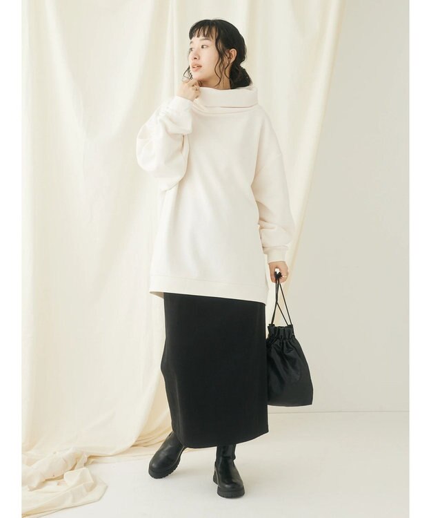 CRAFT STANDARD BOUTIQUE 【男女兼用】裏起毛タートルスウェット Ivory