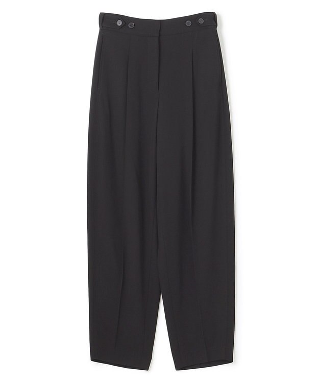 JOSEPH ドレーピーウールビスコース　トラウザーズ Black