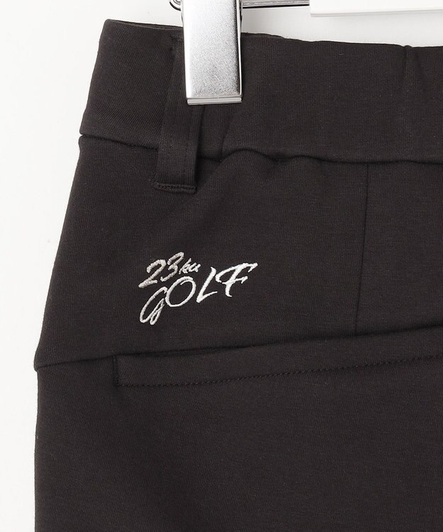 23区GOLF 【WOMEN】【ストレッチ】テーパード ジャージパンツ ブラック系