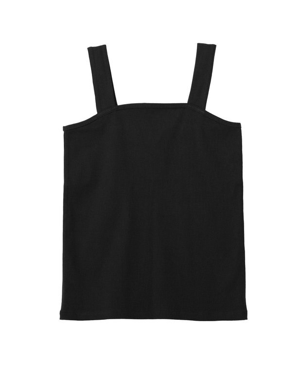 AMERICAN HOLIC 【抗菌防臭】スクエアベアタンクトップ Black