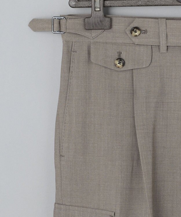 GOTAIRIKU ウォッシャブル ドレスカーゴパンツ ベージュ系