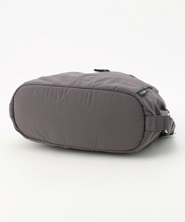 LA BAGAGERIE 【MONICA】クリンクルナイロン　ドロスト2WAYバッグ グレー