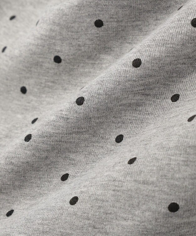 earth music&ecology アソートドレーププルオーバー Dot gray