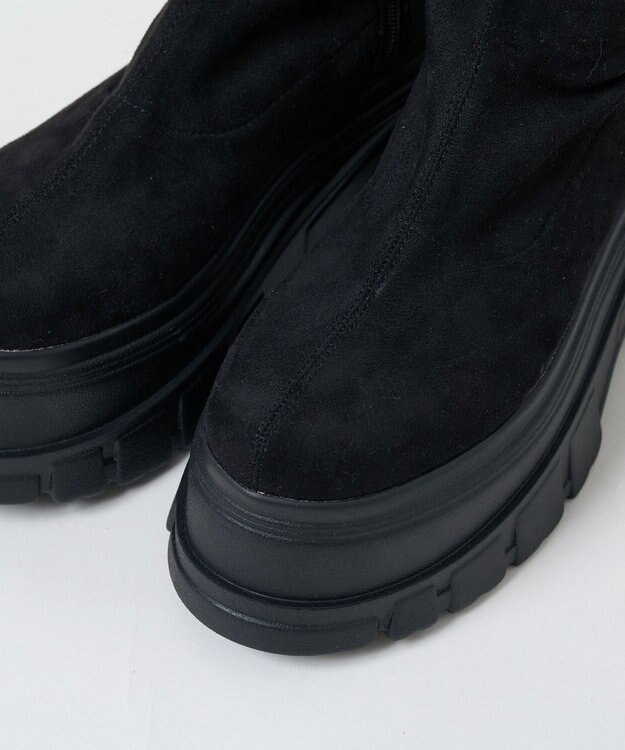 WEGO 厚底ボリュームロングブーツ ブラックその他