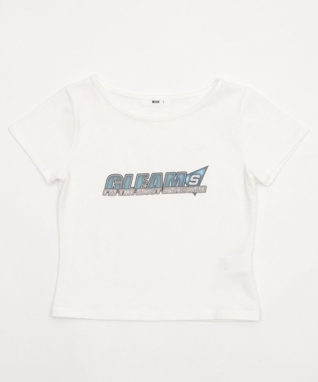 WEGO グラフィックちびT ホワイト