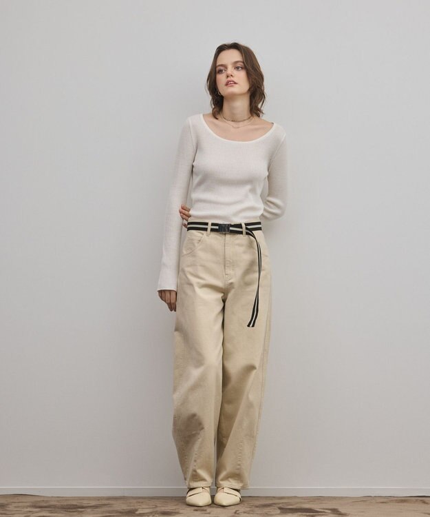 GRACE CONTINENTAL ラインガチャベルト ブラック