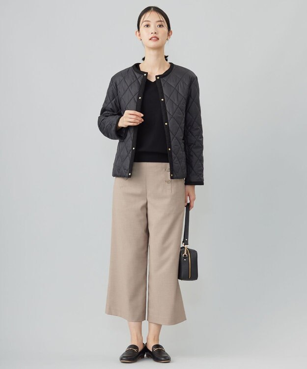 J.PRESS LADIES 【ご好評につき新色追加！・WEB限定カラーあり・洗える】PRINCE Vネック ニット ブラック系