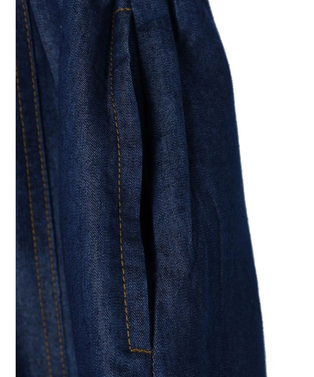 Green Parks Ｉ　デニムハギロングスカート Dark Indigo