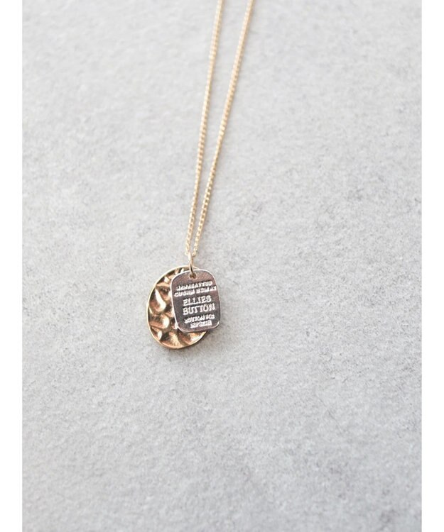 AMERICAN HOLIC メッセージコンビメタルネックレス Gold