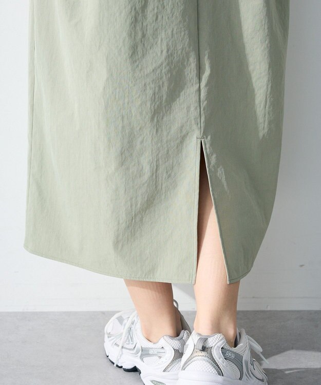 Green Parks ペプラムドッキングワンピース Khaki