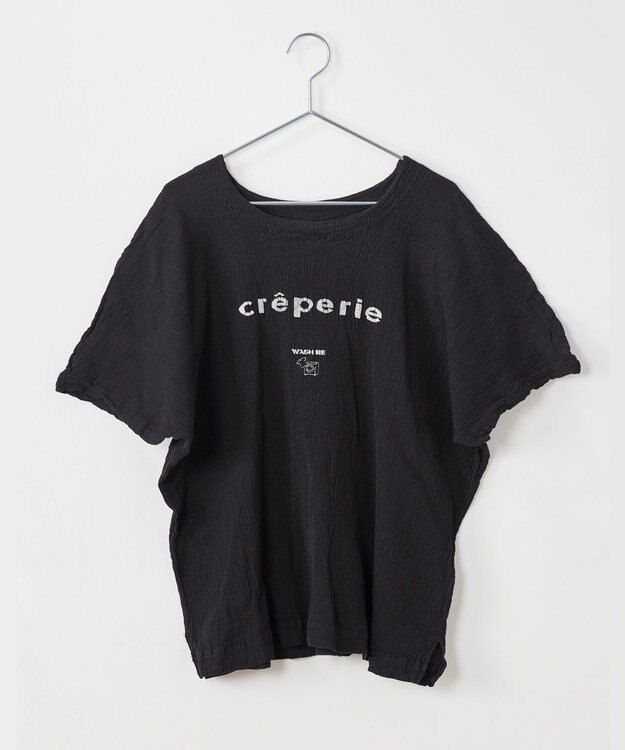 crêprie tsumori chisato creperie DOLMAN SLEEVES T-SHIRT クレプリ ドルマンスリーブTシャツ BLACK