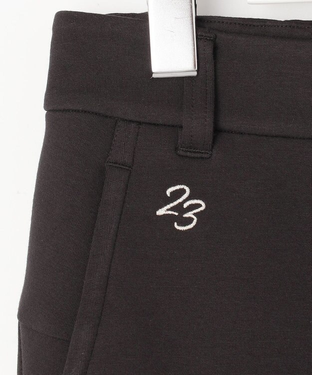 23区GOLF 【WOMEN】【ストレッチ】テーパード ジャージパンツ ブラック系