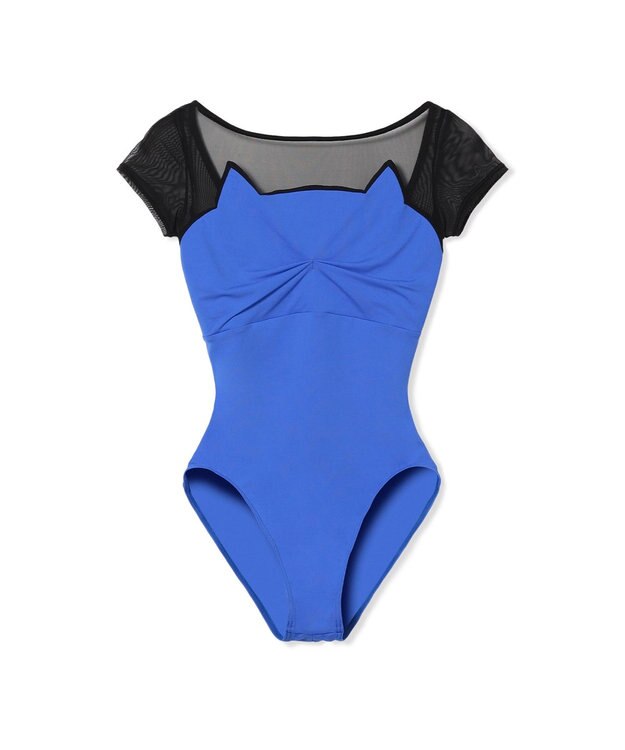 Chacott キャップスリーブレオタード ブルー