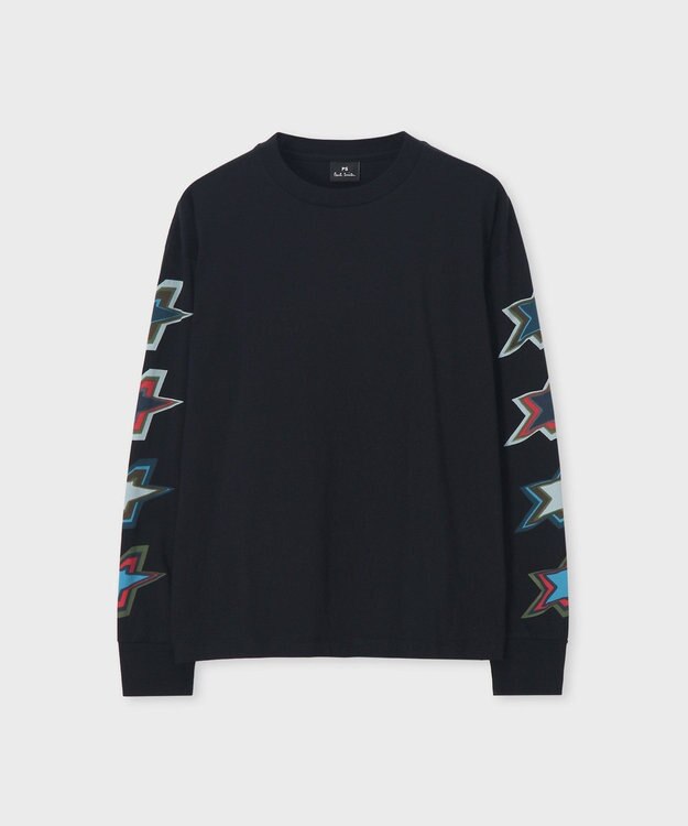 Paul Smith Neon Stars 長袖Tシャツ ブラック