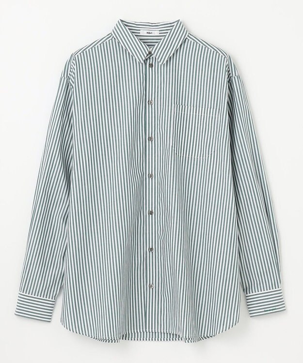 NAVE シャーティング グリーンストライプ