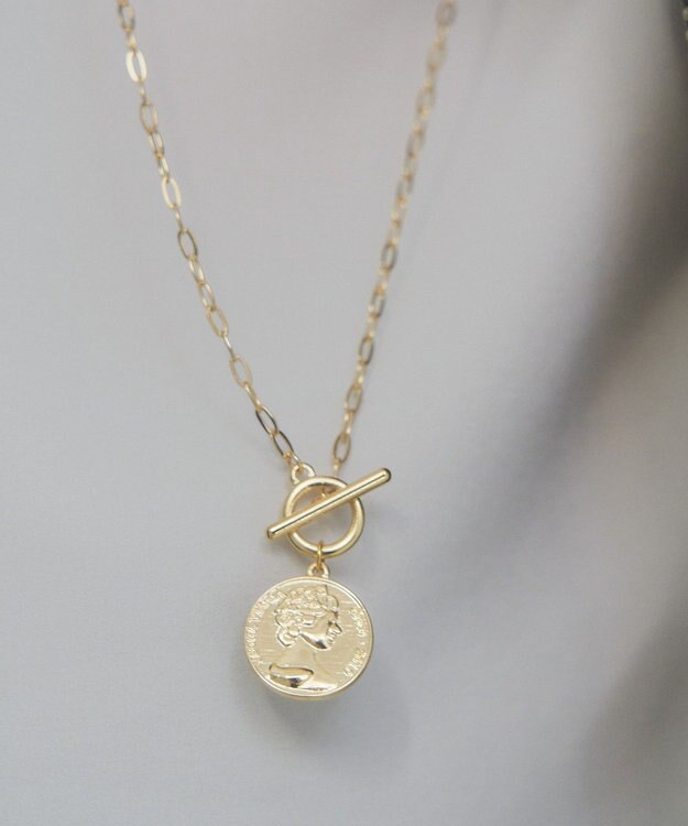 YECCA VECCA コインマンテルネックレス Gold
