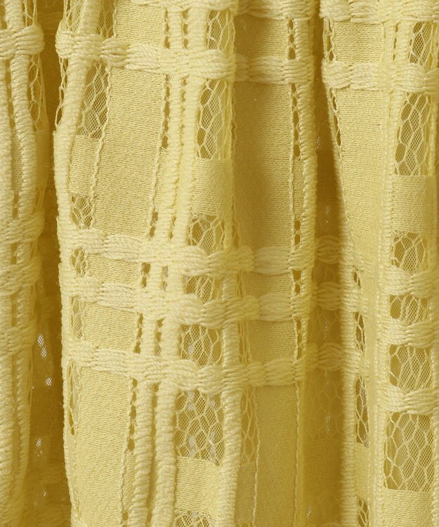 AMERICAN HOLIC チェックレースオーバーキャミソール Black