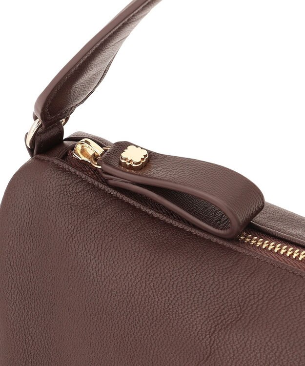 TOCCA 【岡崎紗絵さん着用】TRAPEZIUM 2WAY SHOULDER BAG ショルダーバッグ ブラウン系