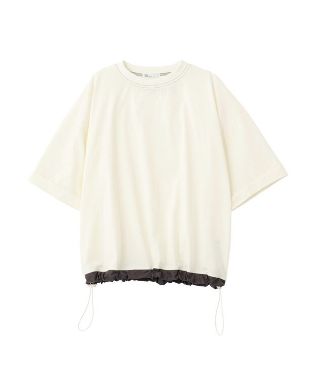 CRAFT STANDARD BOUTIQUE バイカラーヘムプルオーバー Off White