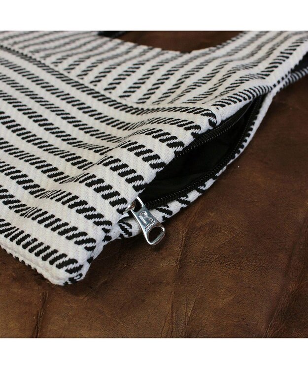 ROOTOTE 6462【直営店限定】LT.パールショルダーミニショッパー-A 01：ストライプブラック