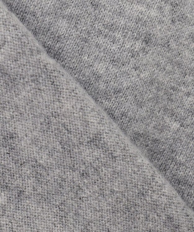 BEIGE， 【洗える】POMPE / ウールカシミヤタートルネックニット  L Gray×Sax