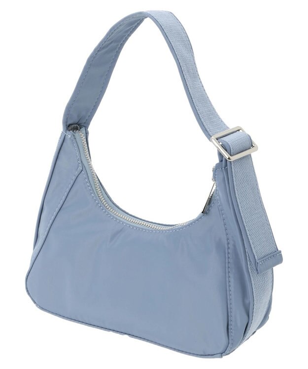 Green Parks ・ＱＵＯＮ　ダブルポケットホーボーバッグ Blue