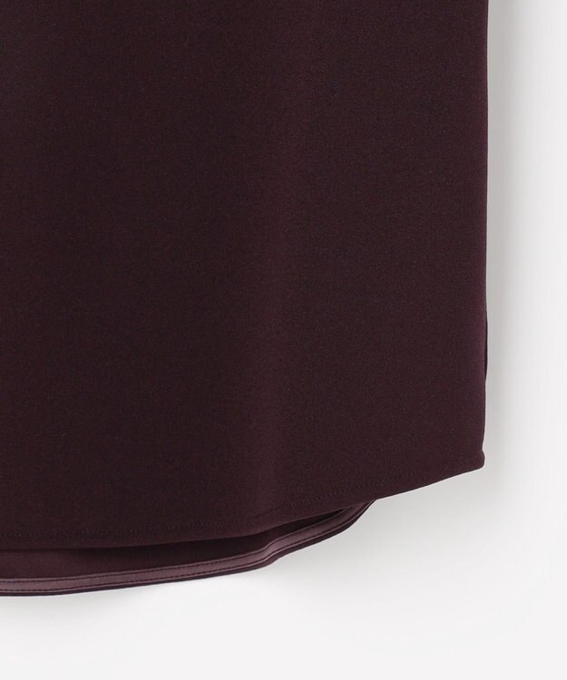 J.PRESS LADIES ジョーゼットダンボール スキッパー カットソー パープル系