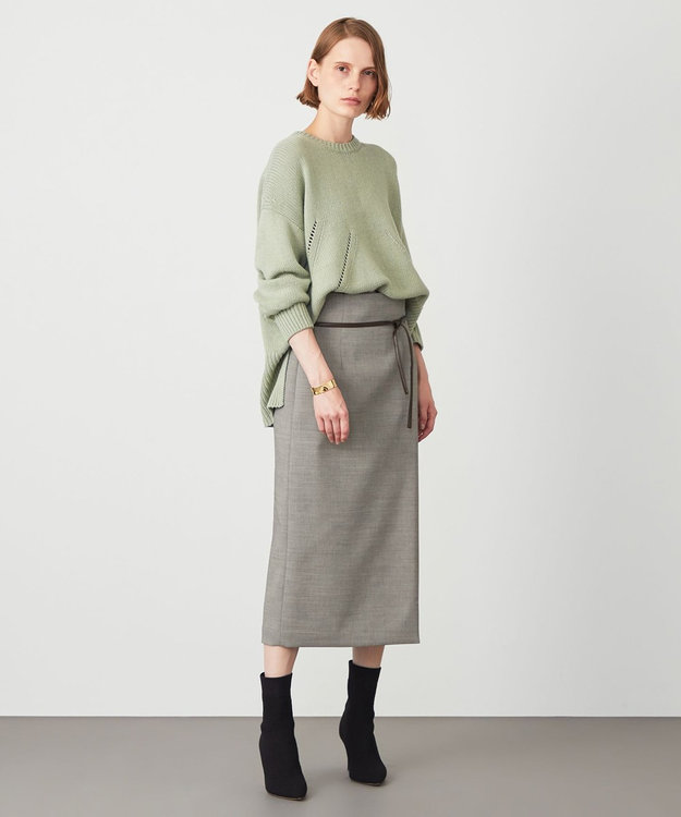 BEIGE， CASSEL / ラップスカート M Gray