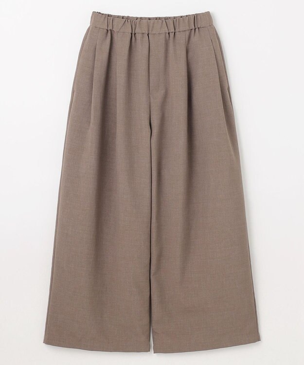 ANY 【2SET/洗濯機可】テックリネンキャミソール×パンツセットアップ モカ