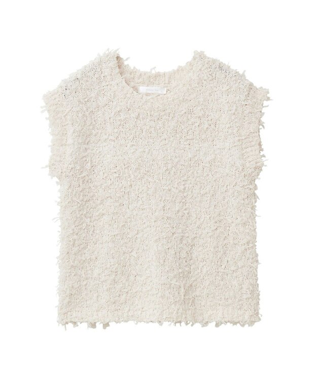 Green Parks ・ｓｗｉｎｇ　ｂｙ　チュールヤーンプルオーバー Ivory