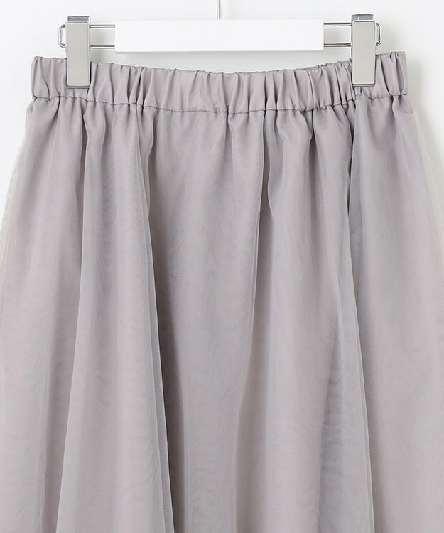 Feroux チュール スカート ライトグレー系