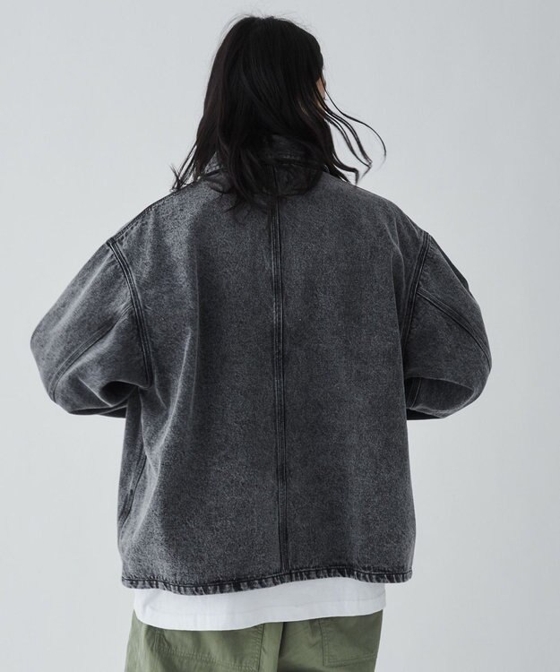 WEGO デニムカバーオール ブラック