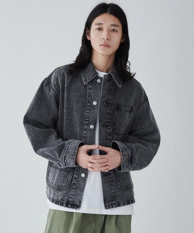 WEGO デニムカバーオール ブラック