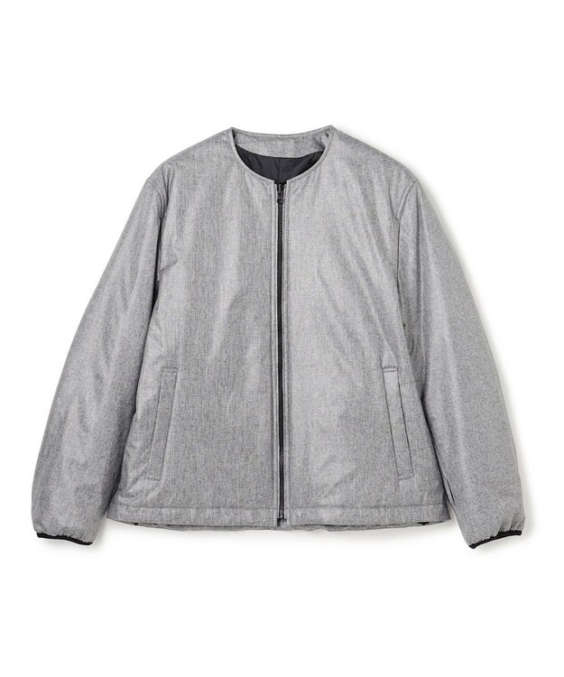 JOSEPH HOMME 新素材【アウタードッキング対応】ラインアートジャガード　ブルゾン ライトグレー系