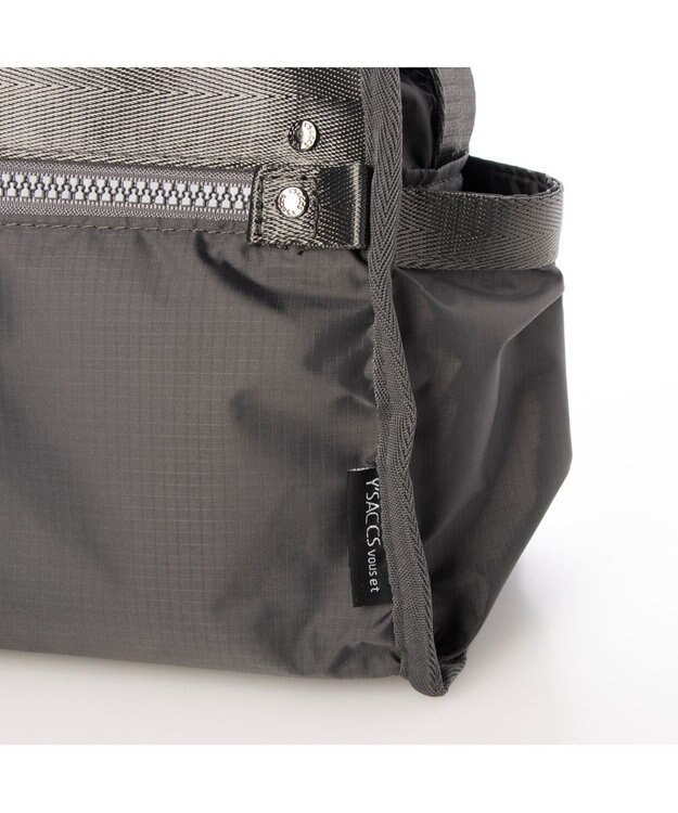 Y'SACCS 【Y’SACCS vous et】リップストップナイロンショルダー Sサイズ グレー