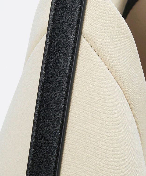 TOPKAPI 【TREASURE TOPKAPI】ネオプレン 2way ワンハンドル ショルダーバッグ ポーチ付き クリーム