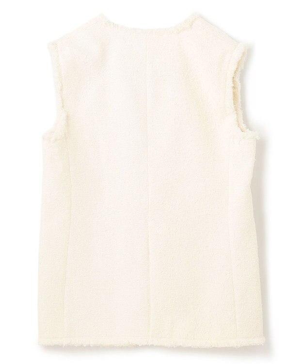 BEIGE， DAHLIA / ツイードジレ Ecru