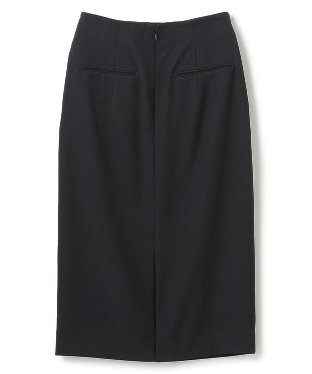 BEIGE， 【洗える】ALAINA / Iラインスカート Black