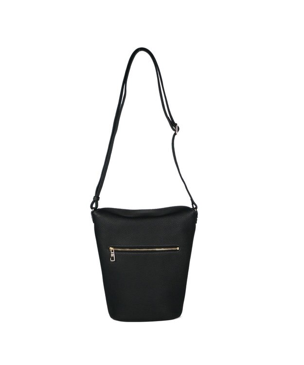 PELLE BORSA 縦型フラップショルダー Reinette レネット 4791 ブラック
