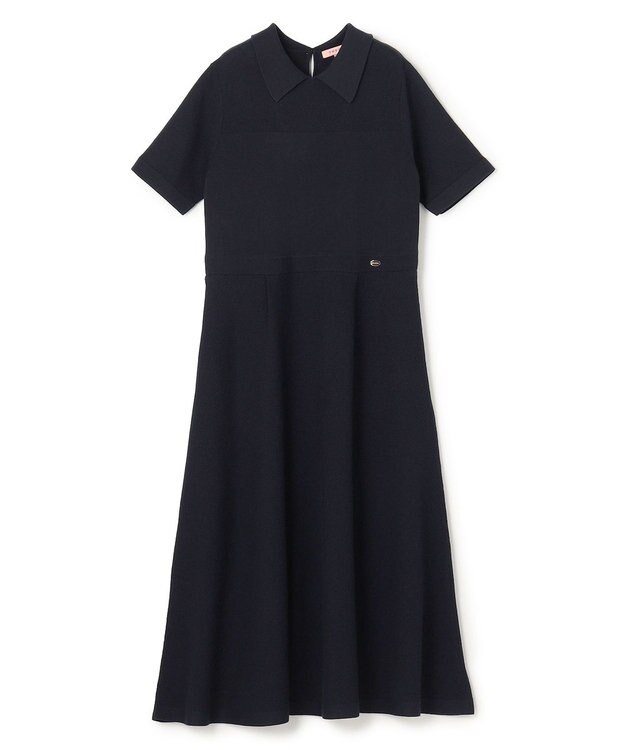 TOCCA 【WEB限定・鈴木ゆうかさん着用】HONEYCOMB MESH KNIT ニットドレス ネイビー系