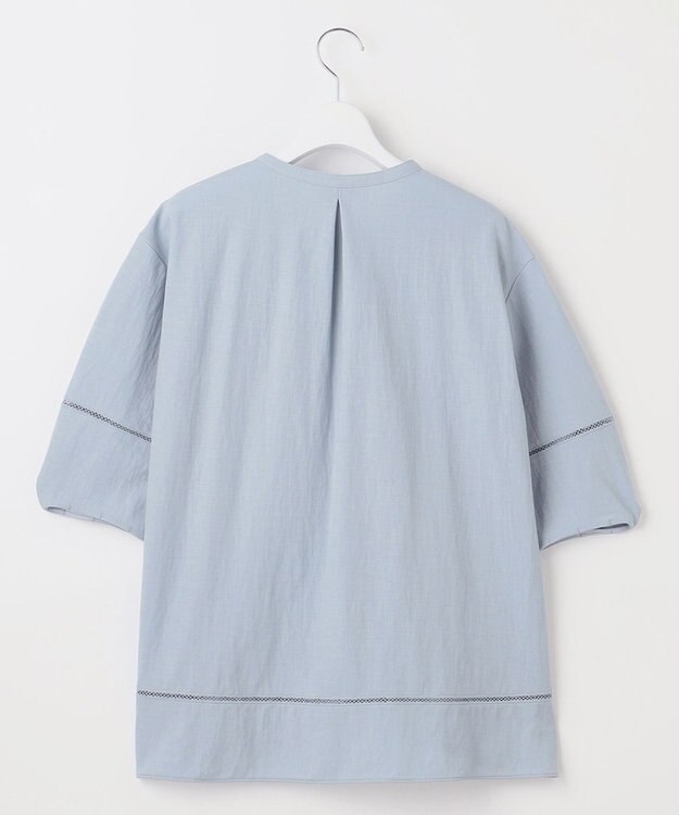 J.PRESS LADIES ナチュラルジャージー カットソー ダルブルー系