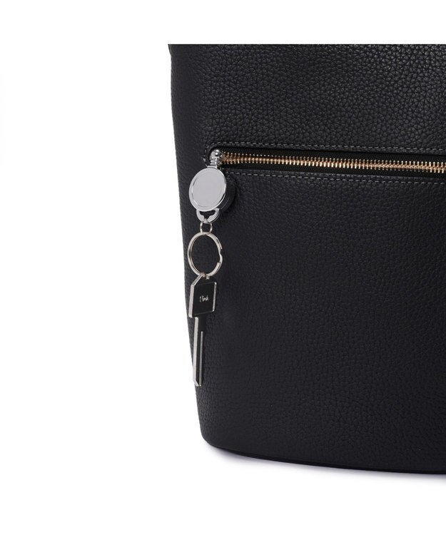 PELLE BORSA 縦型フラップショルダー Reinette レネット 4791 ブラック