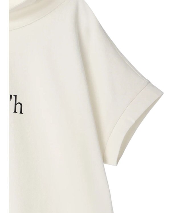 Green Parks フレンチスリーブ抜け襟カットプルオーバー Off White