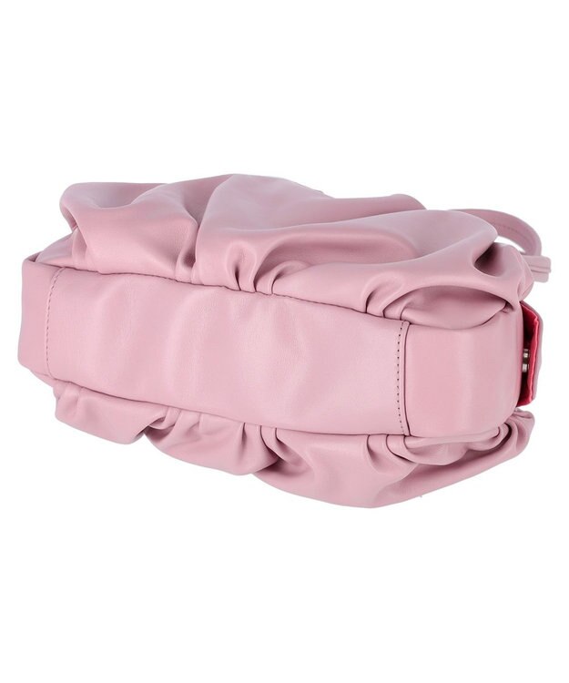 tsumori chisato CARRY ラムギャザー ミニボストン トートバッグ ラベンダー